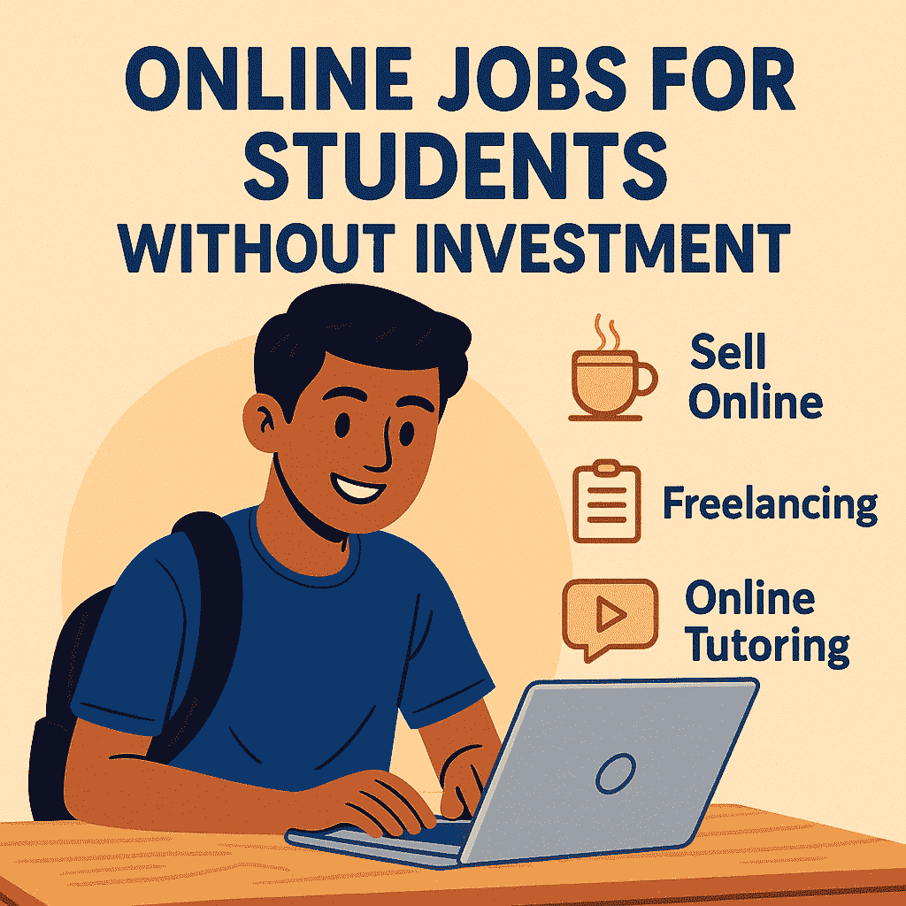 15 Best Online Jobs for Students Without Investment in Your City (Work from Home)