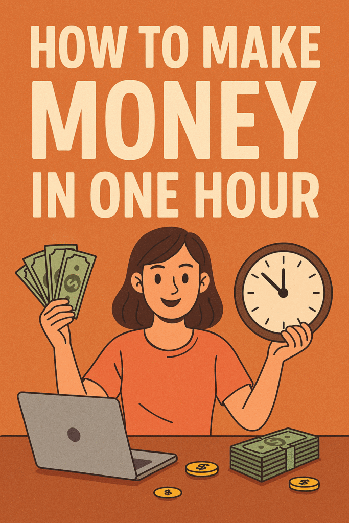 How to Make Money in One Hour – 13 Legit & Fast Ways That Actually Work